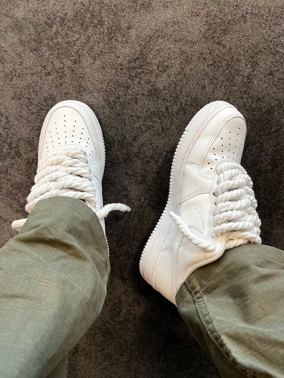 Where to find thick rope laces like this? : r/Customsneakers