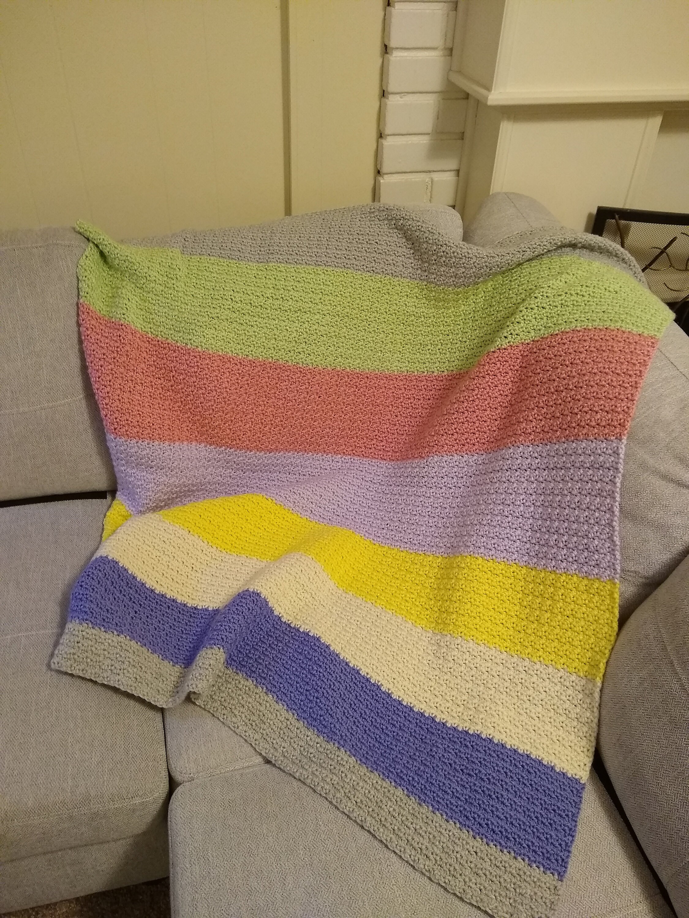 Colorful Wedges Baby Blanket Purl SohoPurl Soho atelieryuwa.ciao.jp