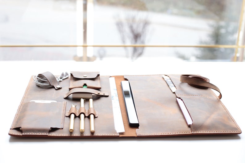 Personalized Leather Organizer, Remarkable 2 Case, Genuine Leather