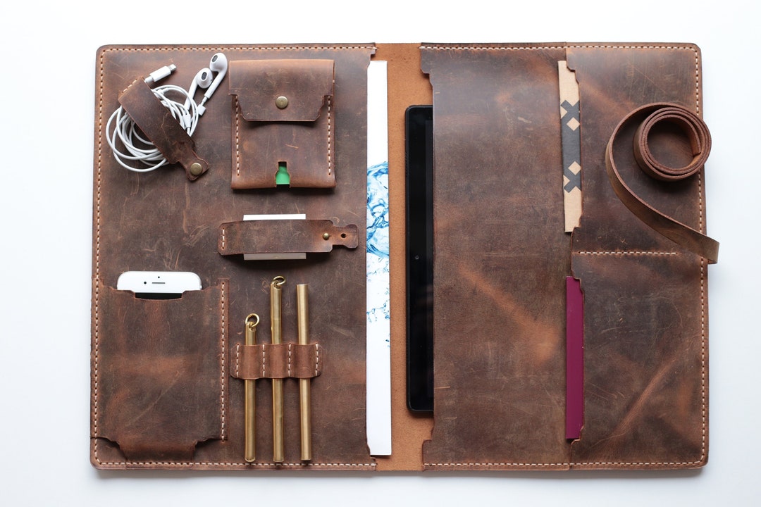 Personalized Leather Organizer, Remarkable 2 Case, Genuine Leather