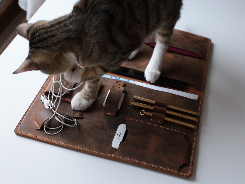 Personalized Leather Organizer, Remarkable 2 Case, Genuine Leather