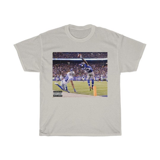 Disover Odell Beckham Jr. Iconic Greatest Catch of All Time Vintage Graphic Tee Shirt