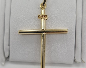14 Karat Yellow Gold Crucifix Cross