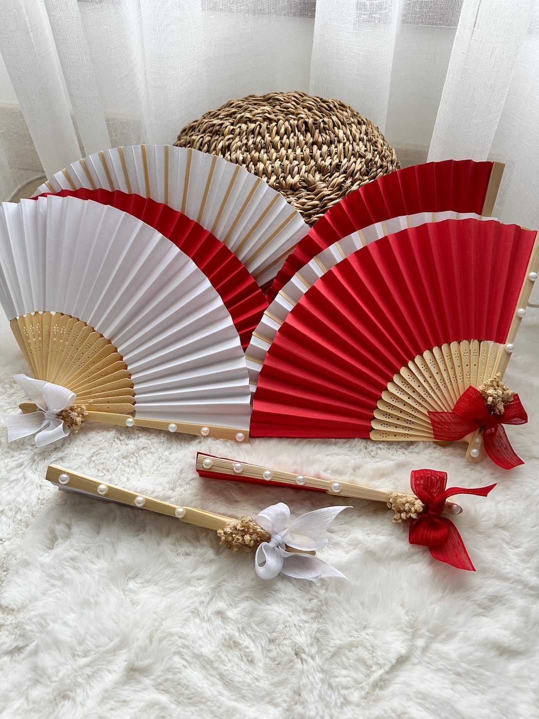 AHEJIOO 2er-Set Handfächer - Holografisch & Faltbar Für Festival & Party