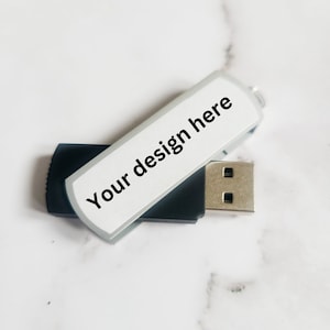 Custom USB Drive|Personalized Flash Memory Stick|Data Storage & Backup|Unique Tech Gift for Students and Professionals|16GB|32GB|