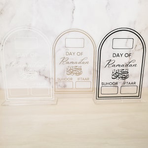 Ramadan CalendarRamadan CountdownRamadan DecorationRamadan GiftRamadan SignRamadan Tracker White