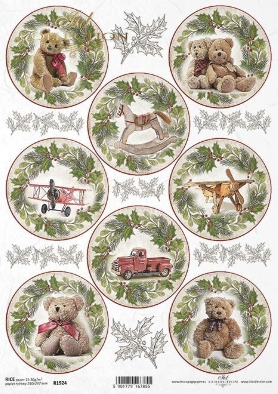 ITD Collection Rice Paper for Decoupage R1924 Size A4 - Etsy