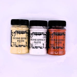 Pentart, Stone Effect Paste, Terra Cotta, Limestone, Sandstone, Cement, Water Based, natural looking stone, 100 ml