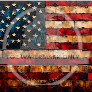 Decoupage Central, Rice Paper, USA, American Flag, Country, Americana, Patriotic, DC671, Decoupage, Mixed Media, A4, 8.27 X 11.69 in