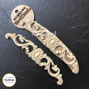WoodUBend, paquete de dos. Centros de mesa de margaritas, flexibles y termoflexibles, WUB2154, 19 x 3,3 cm