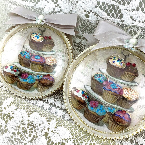 Cupcake Ornaments Etsy