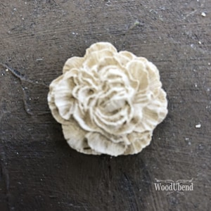 WoodUBend, Pack Of Five Folded Petal Flowers, WUB0338 3 cm, 1.18"