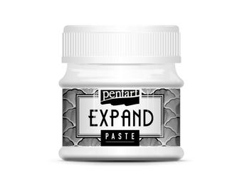 Pentart, Expand Paste, 50 ml, Weiß, 32884, auf Wasserbasis, erweiterbar