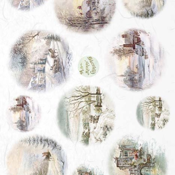 Winter Rice Paper - Etsy