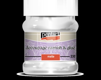 Pentart Decoupage varnish and glue, matte 230 ml 28166