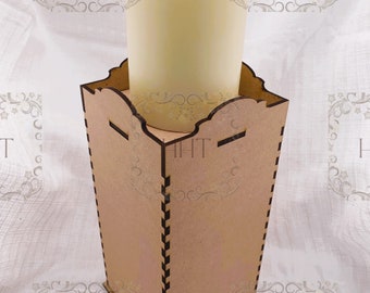 Laser Cut, MDF, Box With Sliding Drawer, Buildable Kit, Craft, Base ...