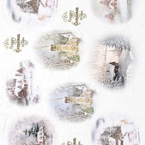 Winter Rice Paper - Etsy