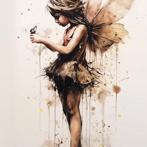 Reina del decoupage, papel de arroz, lanzamiento de verano de 2024, Andy Skinner Art, diseño, místico, Maia, niña hada, A4 8,3" x 11,7" DQRP-0590