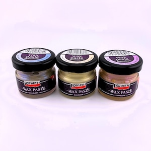 Pentart, Pasta di cera, Camaleonte, 20 ml, Blu, Oro bianco, Viola, Iridescente, Lucido, Cera d'api, Olio d'arancia, Metallico, Brillante