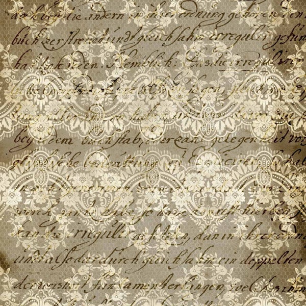 Decoupage Queen Stained Lace Rice Paper, DQRP 0149 A4 Size: A4 - 8.3" X 11.7" Rice Paper for decoupage, background, wallpaper