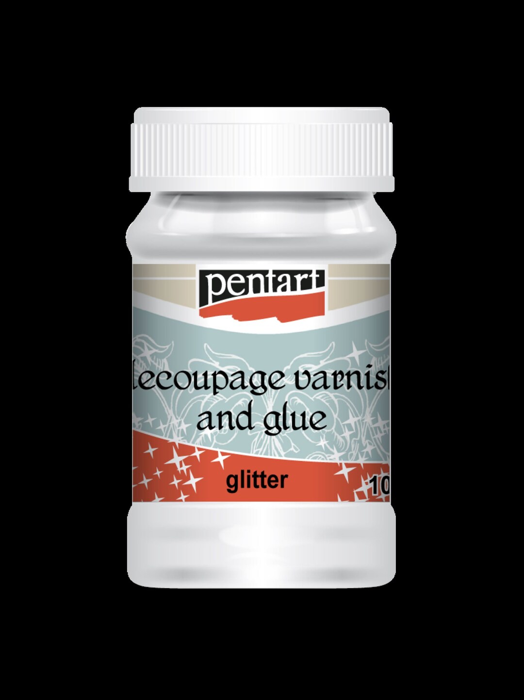 Pentart Decoupage Varnish and Glue Glitter 100 Ml 2470 Etsy