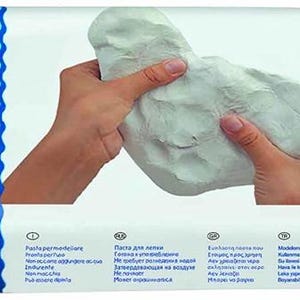 Jovi, Air Dry Clay, Soft Modeling Clay, White 2.2 lbs, Non-toxic, all natural