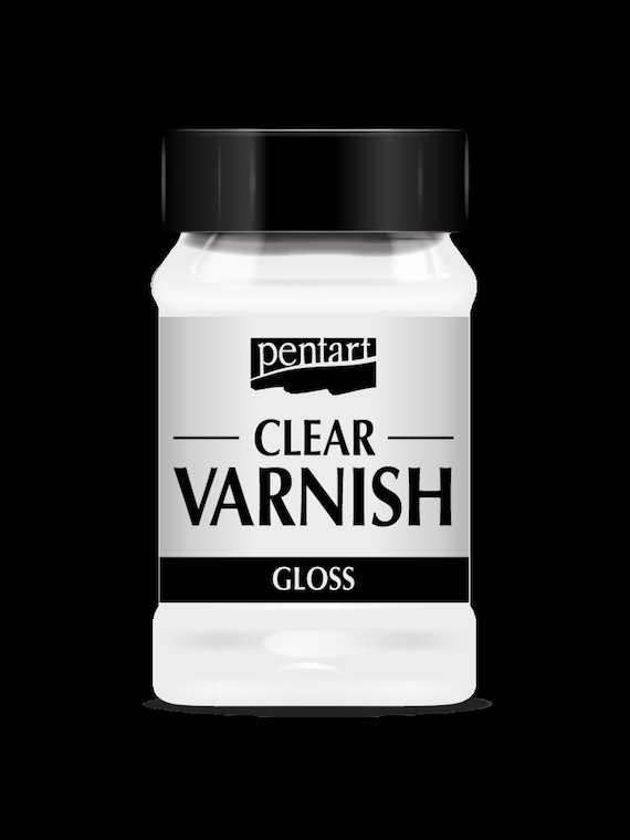 Pentart, Solvent Based, Clear Gloss Varnish, Glossy and Matte Finish, 100 ml, 50 ml