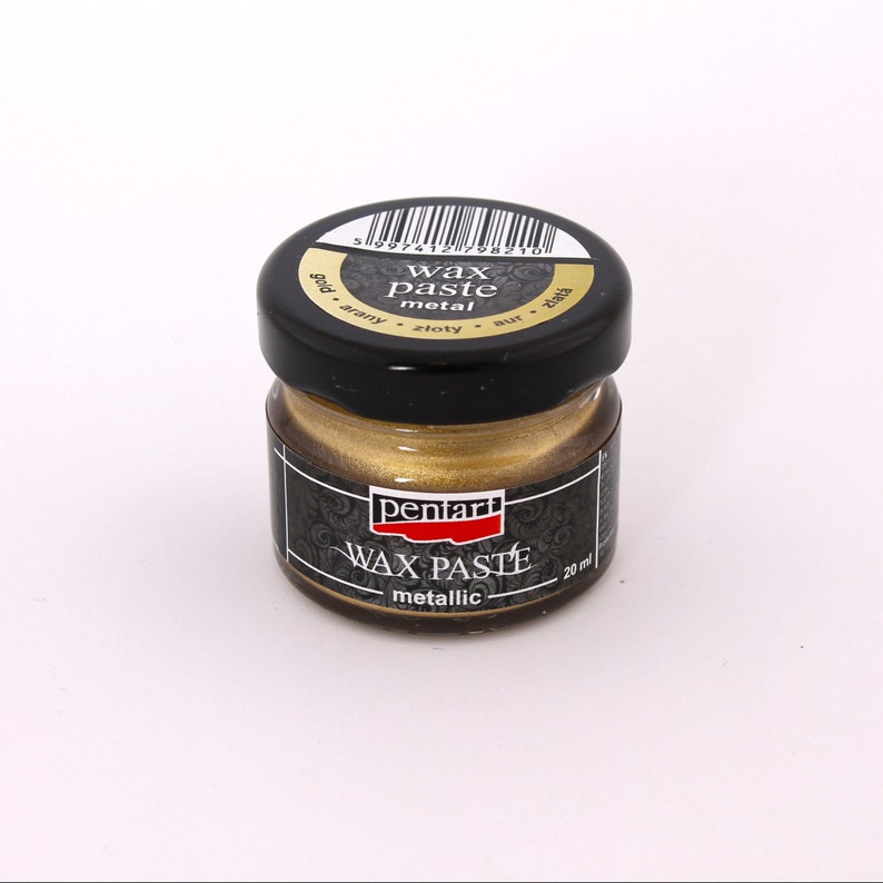 Pentart Wax Paste Metallic Wax Paste 20 Ml Gold 4426 Etsy