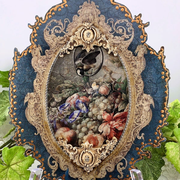 Decoupage Wall Decor Etsy