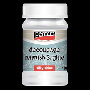 Pentart Decoupage Varnish and Glue, Matte, Silky Shine, 230 ml, 100 ml, 50 ml image 3