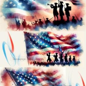 Decoupage Creatives, Rice Paper, American Flag, patriotic, Americana, Liberty, Mixed Media, A4 8.27 X 11.69 DPD416