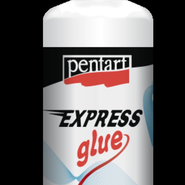 Pentart Express glue 80 ml, 20 ml, water based, quick drying, strong, transparent