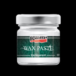Pentart, Transparent, Beeswax, paste, 20 ml, 21330