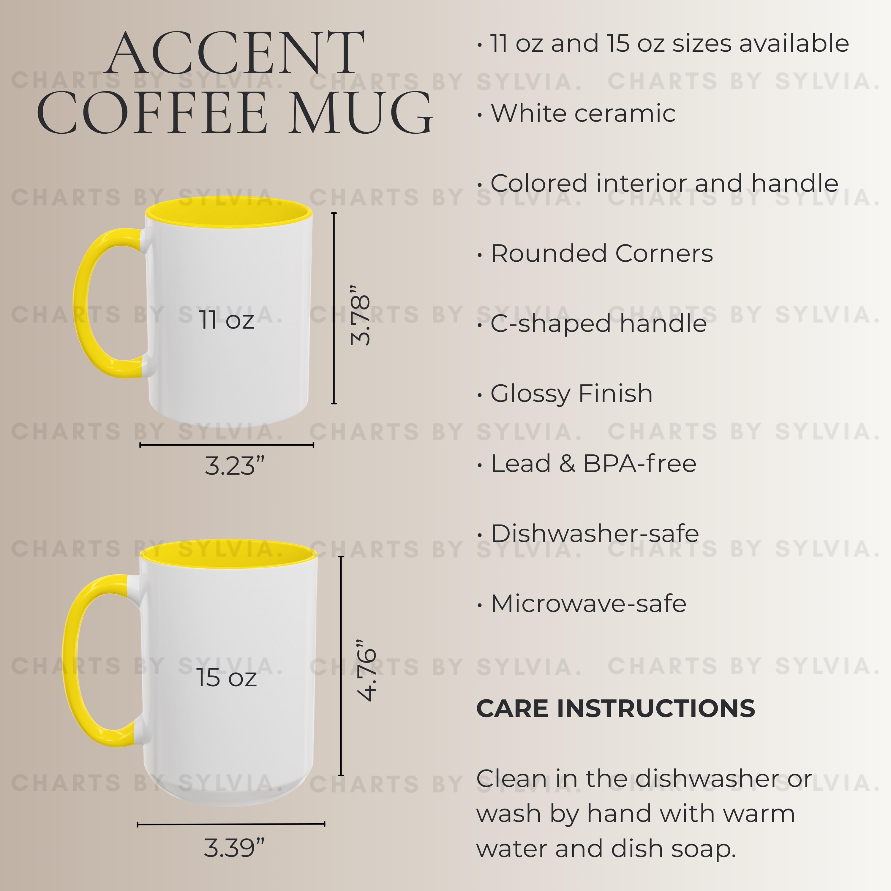 Mug Dimensions 15 Oz - Etsy