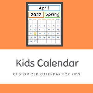 Kids Calendar