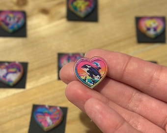 Heart Rainbow Animal Mini 90s Y2K Nostalgia Acrylic Magnetic Needle Minders Sewing Notion