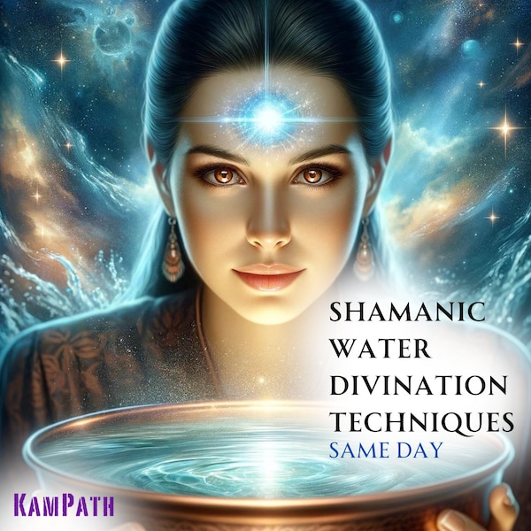 Shamanic Water Divination Guide - Traditional Turkish Coffee Reading Techniques, Water Scrying Manual, Unique Gift, Mystic Fortune Telling