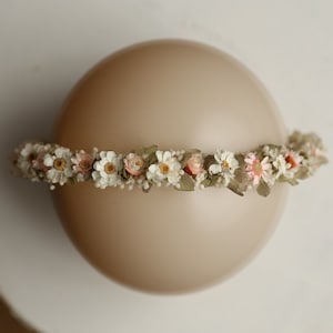 hair band baby | Dried flowers series "Vivian" | dried flowers | Baby Shooting | baby ribbon | hair bow | Headband | Baptism