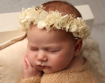 Hairband baby | Dried flowers series "Sina" | Dried flowers | Baby shoot | Baby band | Hair bow | Headband | Baptism