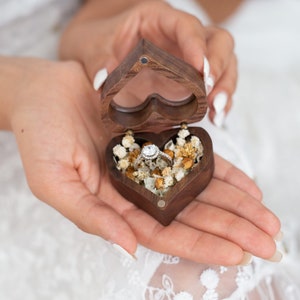 Ring box | Dried flower series "Nadia" | Ring cushion | Wedding rings | Wedding | Ring box