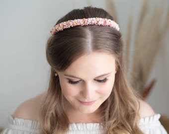 Headband | Dried flower series "Rosalie" | Bridal Jewelry | Wedding | Dried flowers | Hair Accessories | Flower Girl