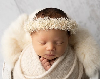 Hairband Baby | Dried flower series "Ava" | Dried flowers | Baby Shooting | Baby band | Hair bow | Headband | Baptism