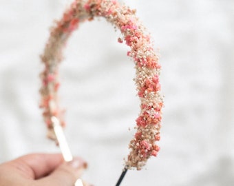 Headband | Dried flower series "Leni" | Bridal Jewelry | Wedding | Dried flowers | Hair Accessories | Flower Girl