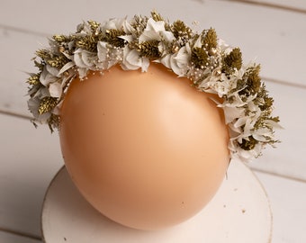 Headband | Dried flowers series "Ella" | Bridal jewelry | wedding | Dried flowers | Hair accessories | Flower girl