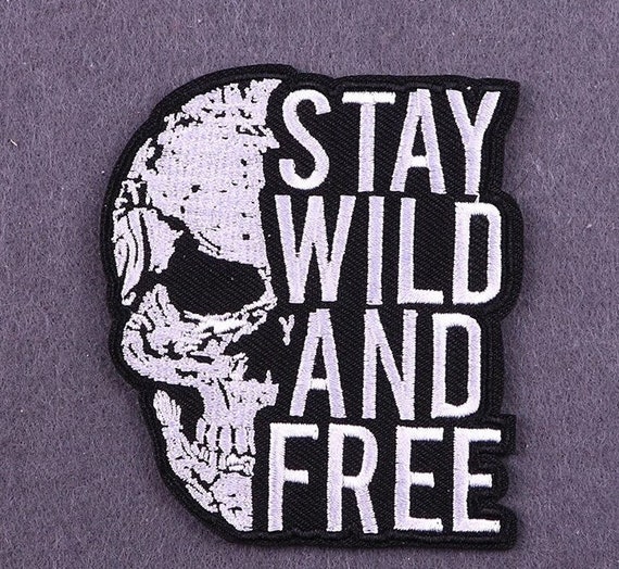 Skull Stickers Iron Patches for Clothing Thermoadhesive Punk