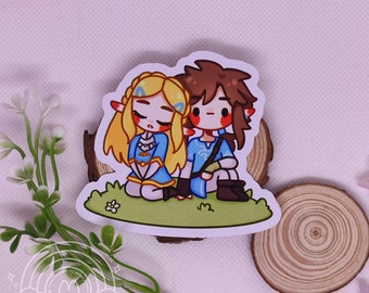 BOTW Pegatinas Link x Zelda - La légende de Zelda Breath of the Wild
