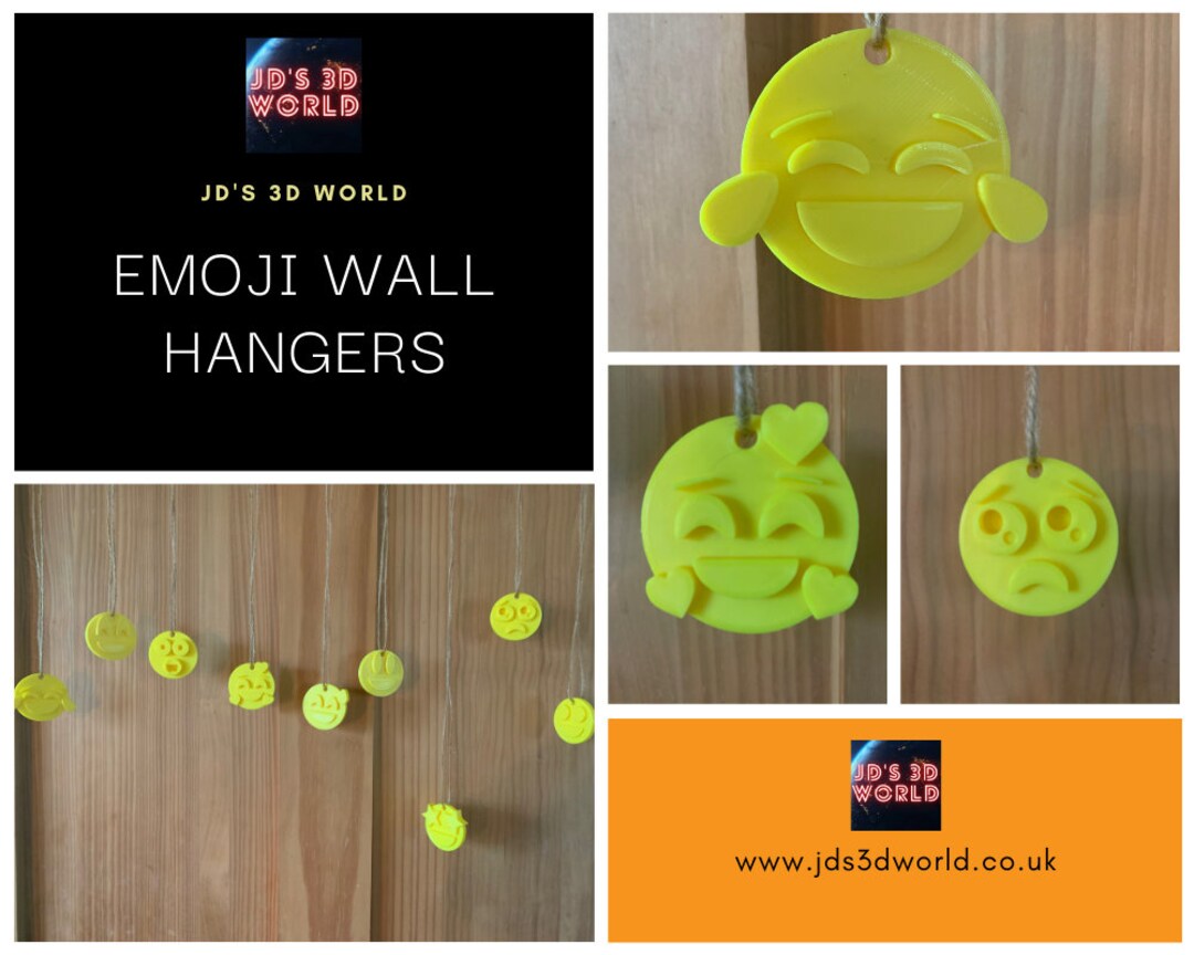 Emoji Wall Hangers Etsy