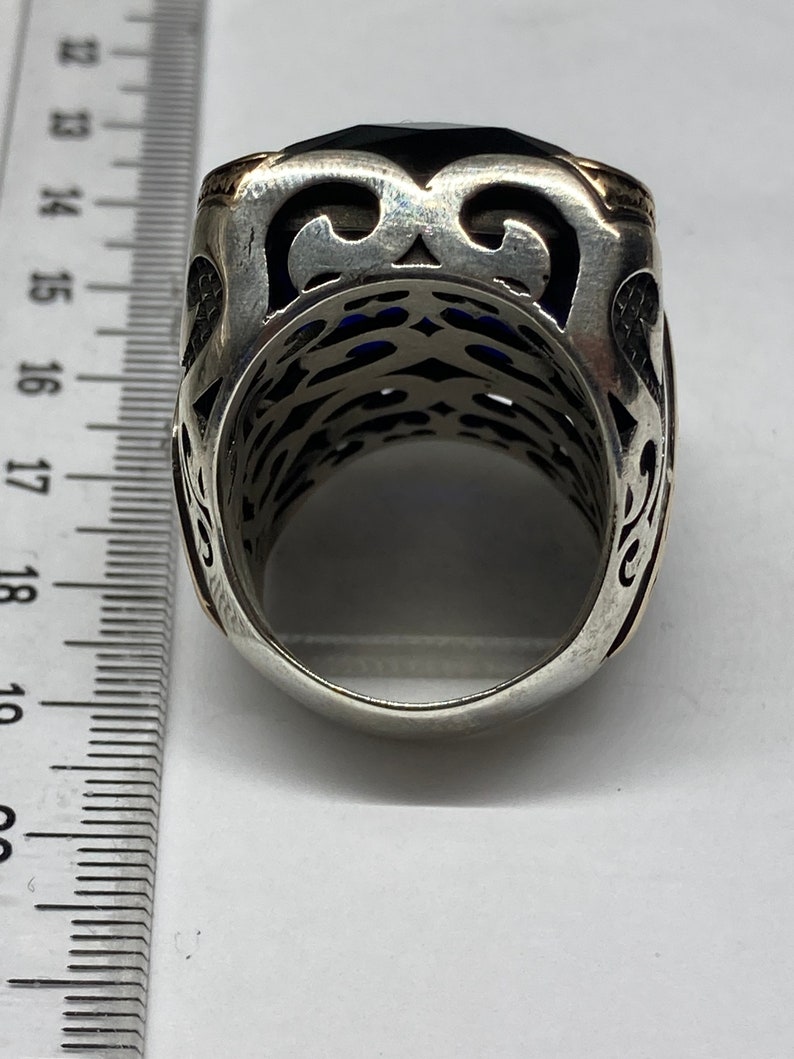 Silver Handmade Men's Ring Etsy