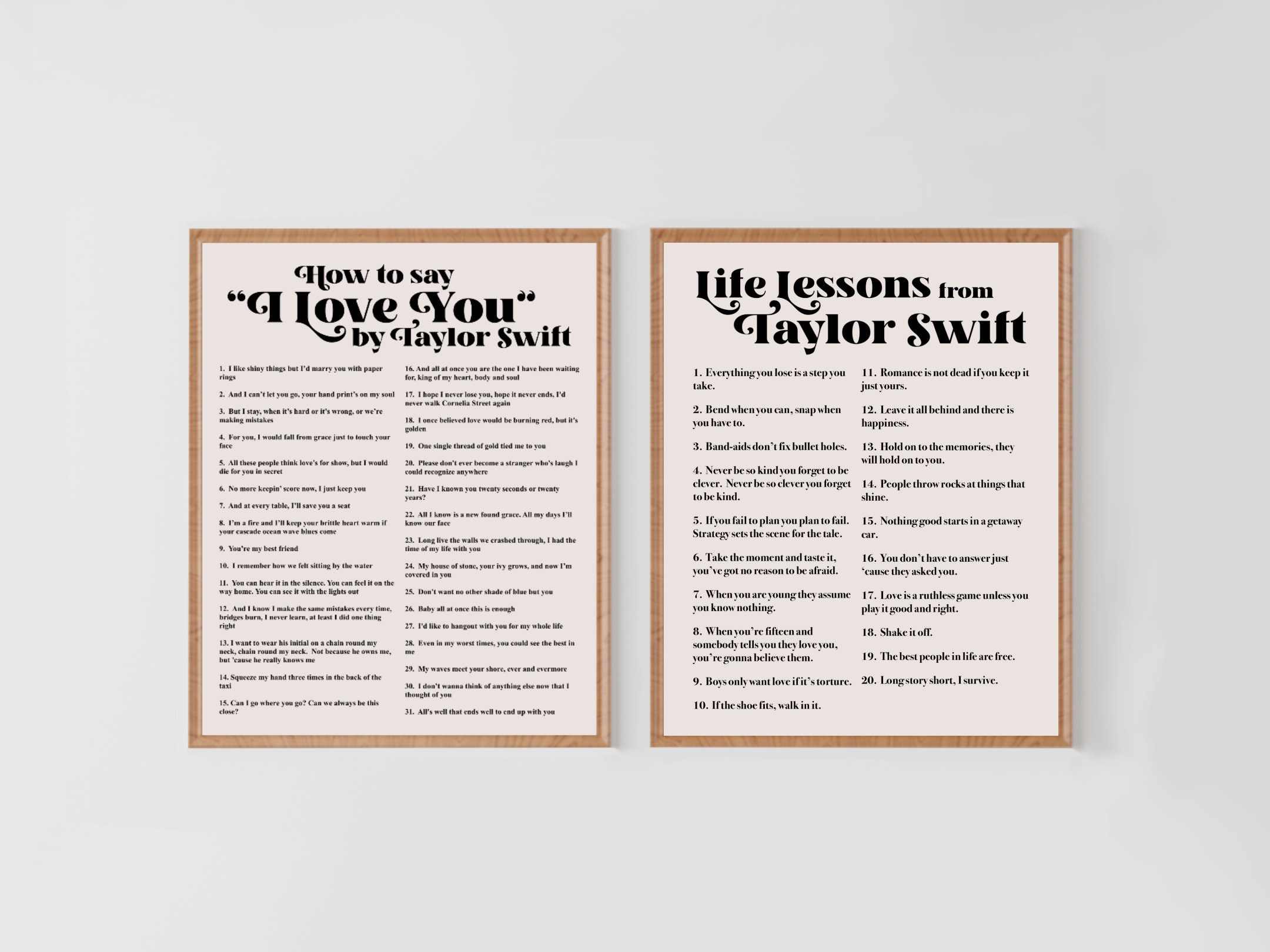 Evermore Lyrics Book Printable Taylor Swift Poster Scrapbook Book Pages Taylor  Swift Lyrics Instant Download 