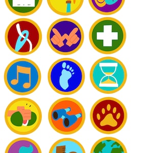 Wilderness Explorer Badges Digital Download, Clipart, Printable (77 Badges!) - Etsy